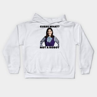 Janet Not a Robot Kids Hoodie